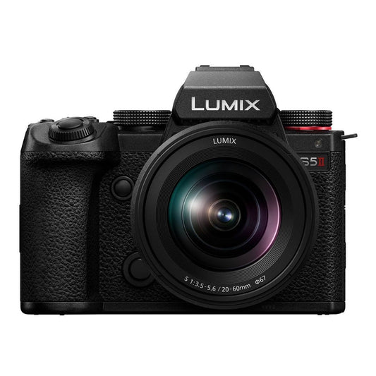 Panasonic LUMIX S5II Hybrid Full-Frame Mirrorless Camera with 20-60mm Lens (Black) (Certified Refurbished)