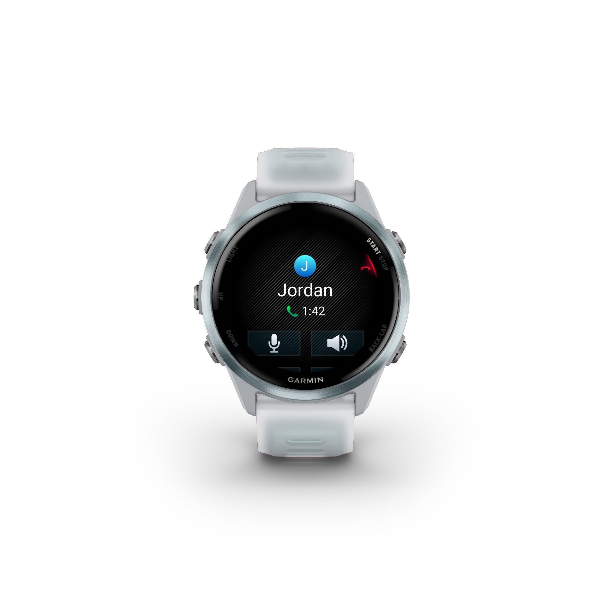 Garmin Forerunner 570 42mm (Cloud Blue/Whitestone) GPS Smartwatch with Earbuds