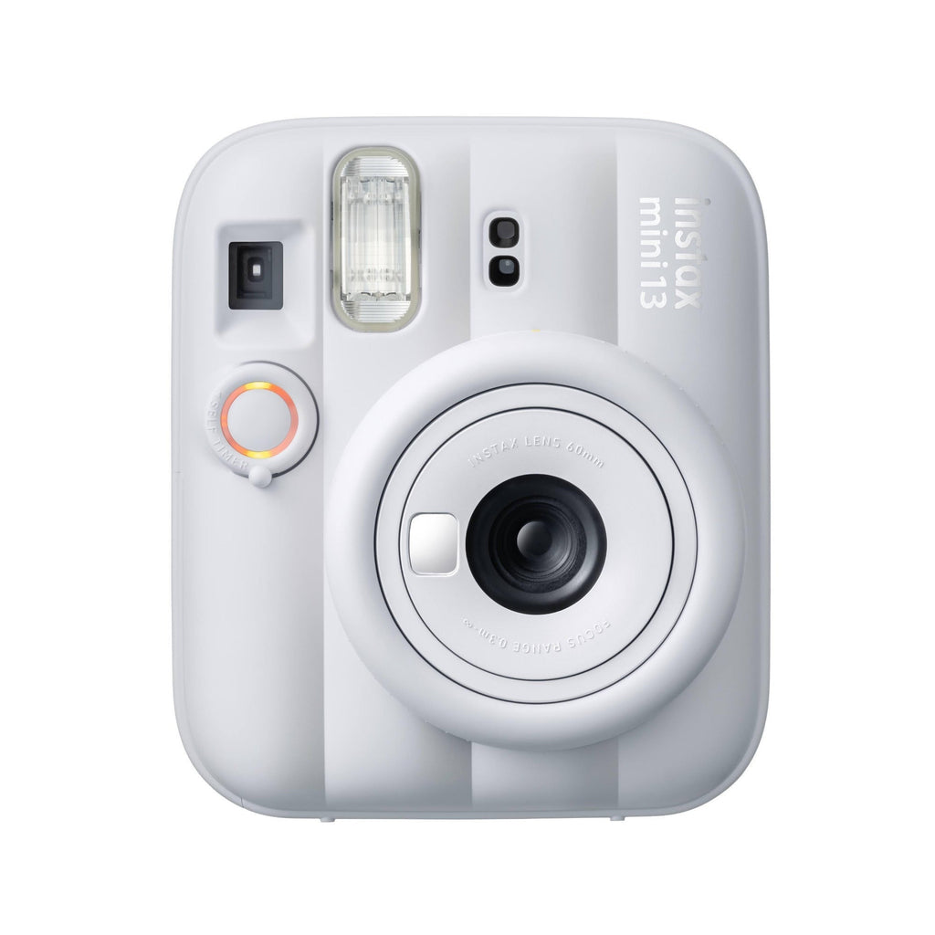 Fujifilm INSTAX MINI 13 Instant Camera with Built-In Selfie Mirror and Self Timer (Clay White)