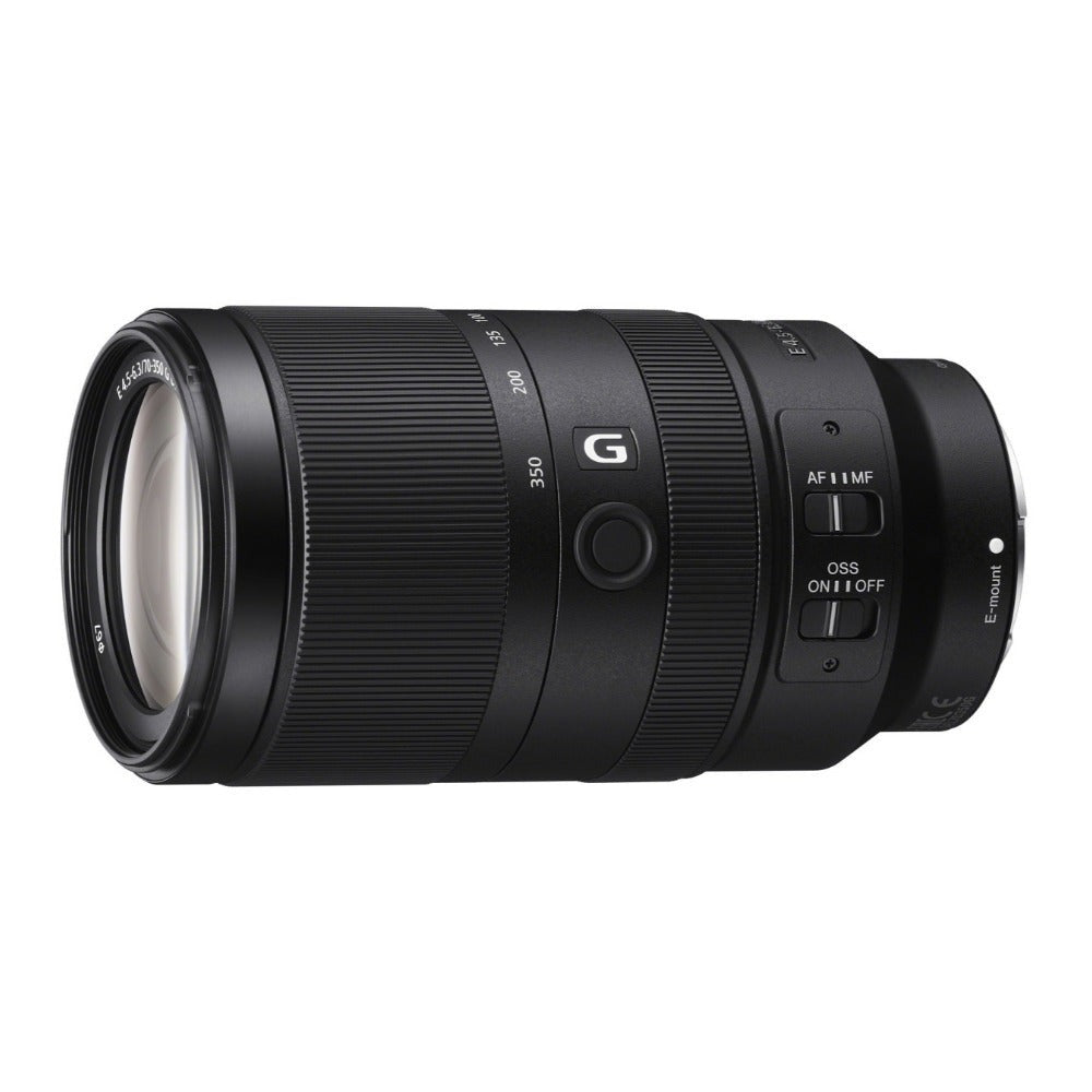 Sony E 70-350mm F4.5-6.3 G OSS Lens with Software Suite, Cleaning Kit, and 64GB SD Card