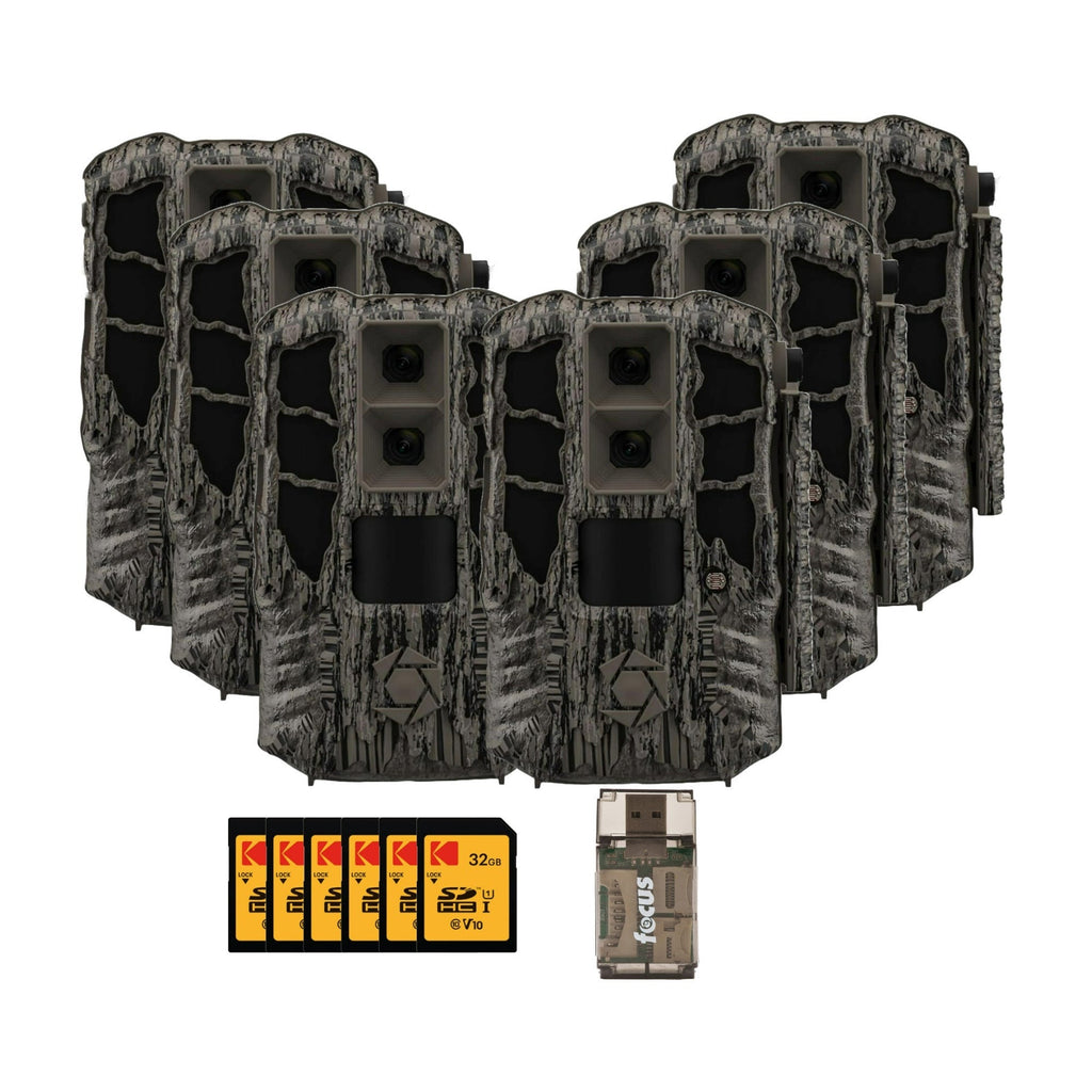 Stealth Cam Spectre 4K Pro 56MP Cellular Trail Camera (6-Pack) with Accessories