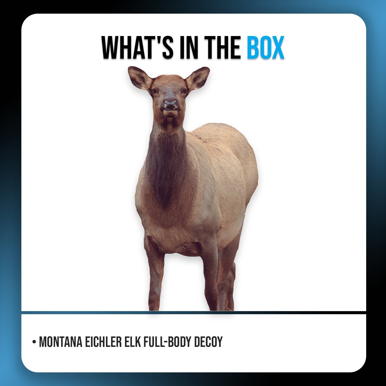 Montana Decoy Eichler Elk - Ultra-Portable, Full-Body Designed by Fred Eichler