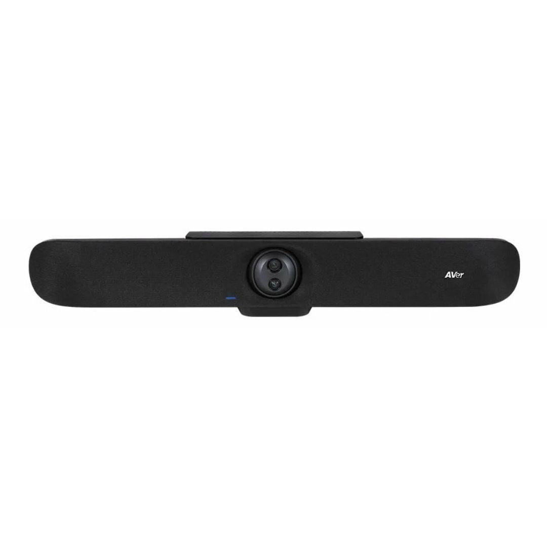 AVer VB350 Dual Lens Sleek Design 4K PTZ Conference Video Bar for Medium and Large Rooms (Black)