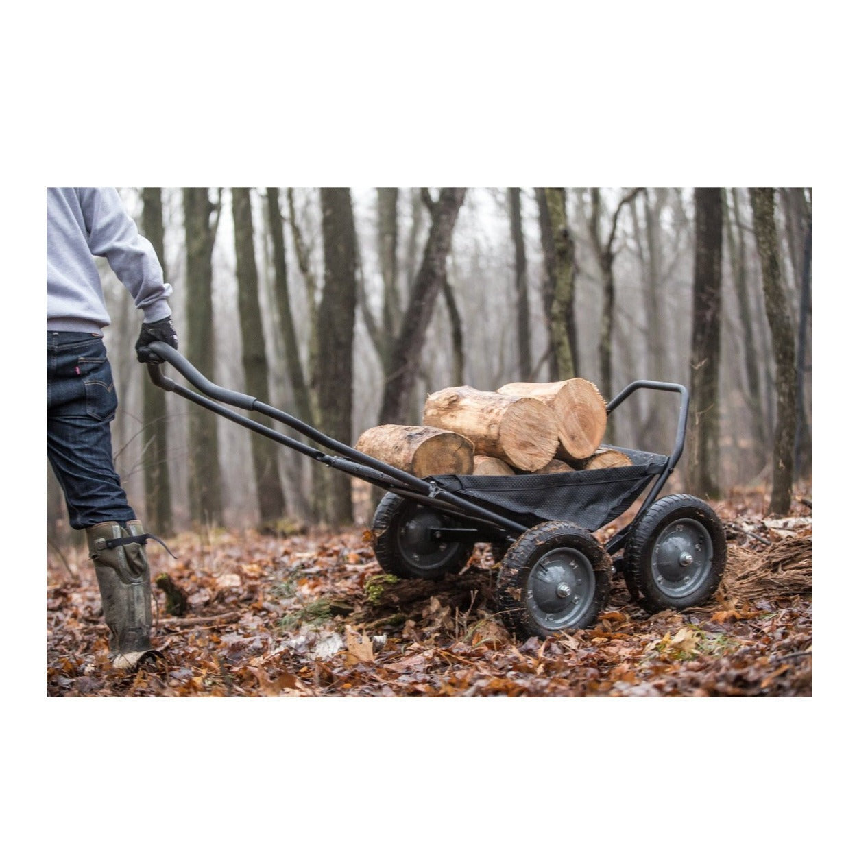 Hawk Crawler Deer Cart with Dual 360 Degree Axles (500-lbs Capacity)