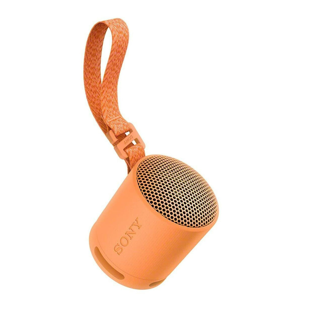 Sony SRS-XB100 Wireless Bluetooth Portable Lightweight Travel Speaker (Orange) with Case Bundle
