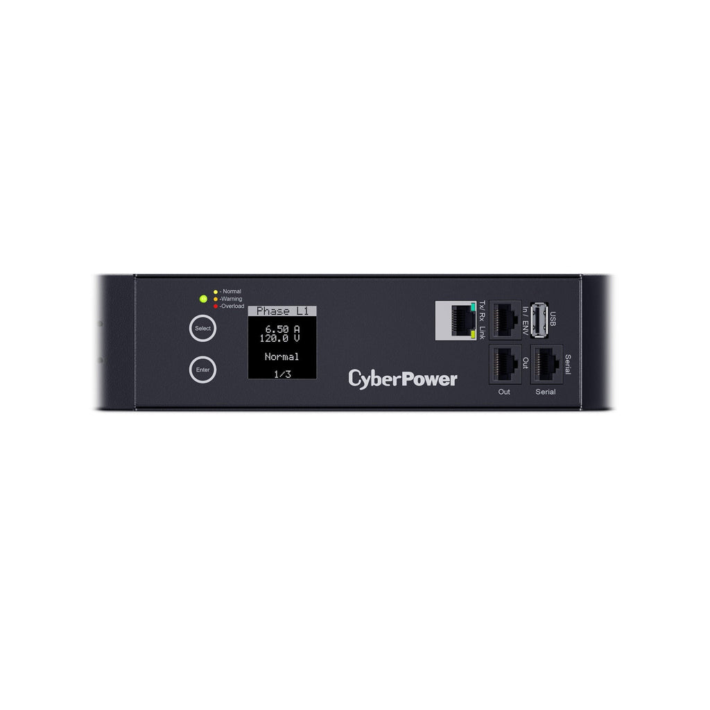 CyberPower PDU41001 Switched PDU (Derated to 12A), 8 Outlets, 1U Rackmount