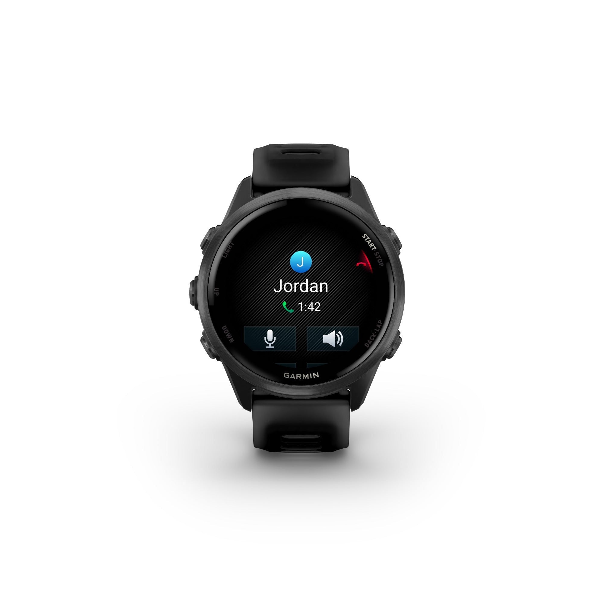 Garmin Forerunner 570 42mm Slate Gray, Black Band,OLIGHT Rechargeable Clip-On
