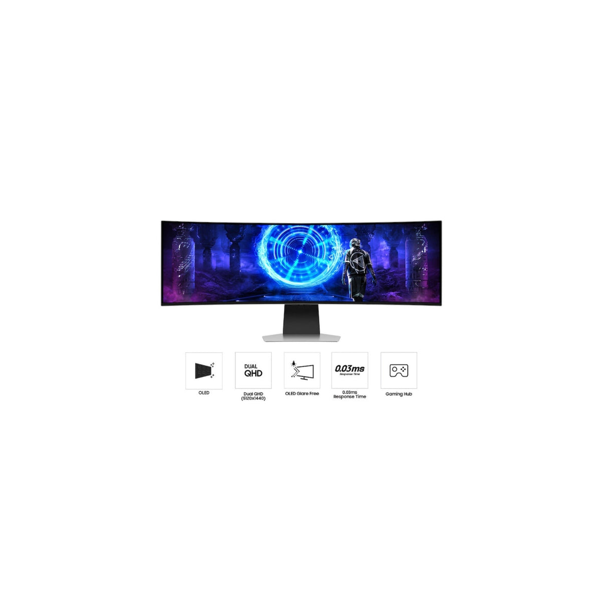 Samsung Odyssey G9 G95SD 49′′ QD-OLED Curved Gaming Monitor (240Hz) (Used)