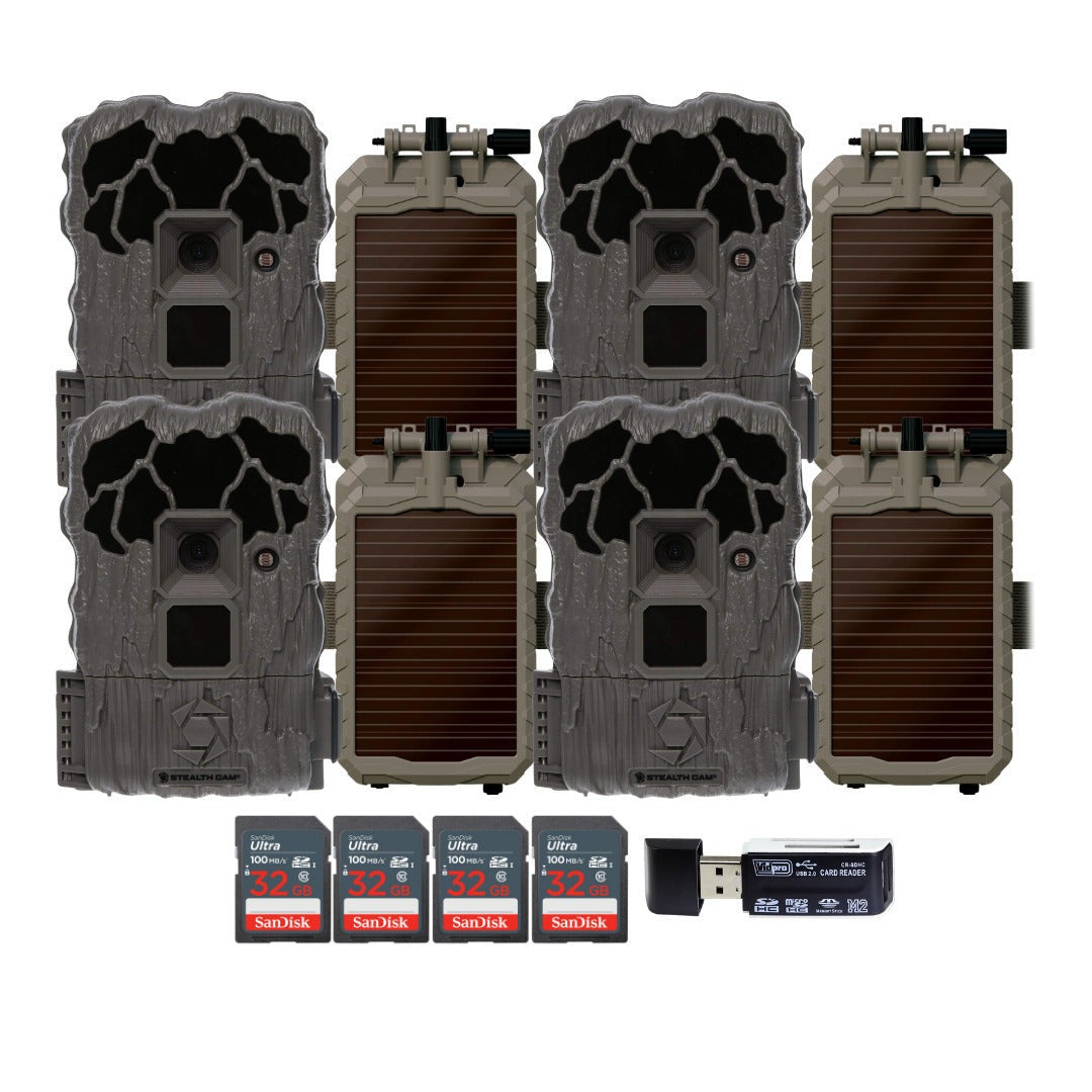 Stealth Cam 20MP Trail Camera with 60 Feet Range Detection and 720P Video (2-Pack) x 2 Bundle