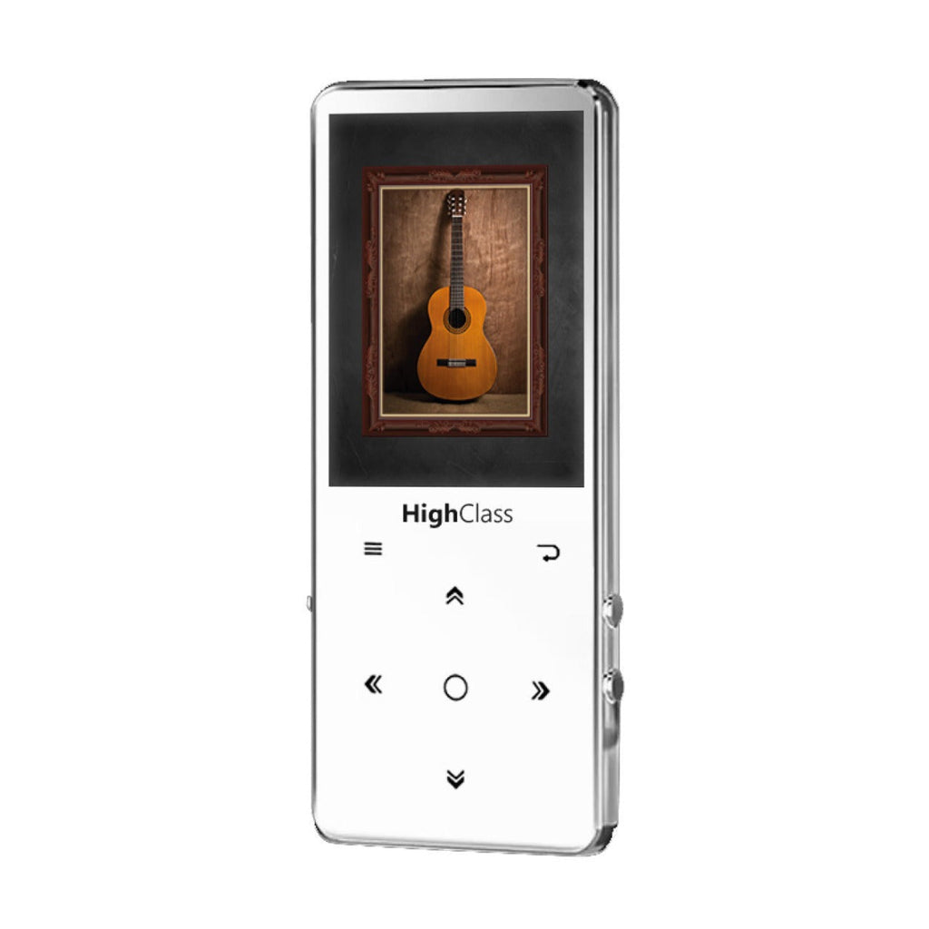 Samvix HighClass 16GB Kosher MP3 Player with Buttons, Speaker, Recorder and Copy/Paste (White)