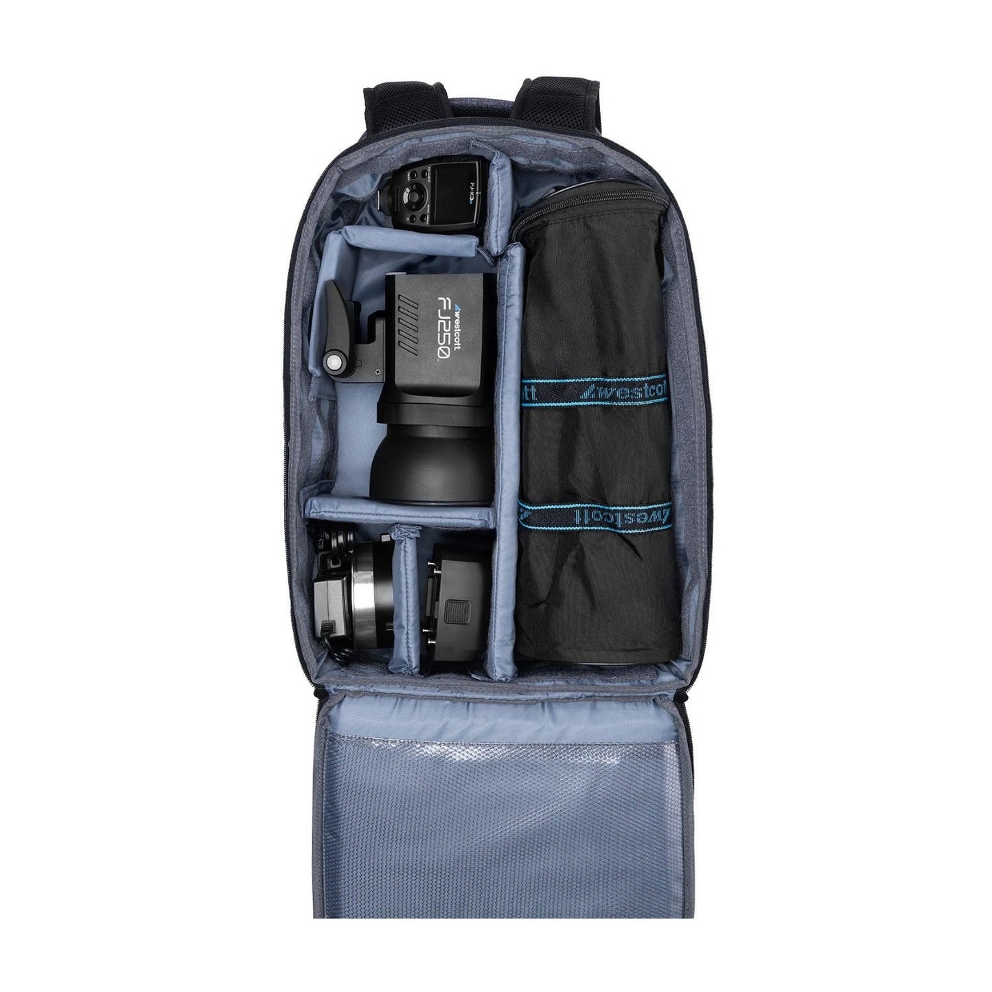 Westcott FJ250 250W Strobe 1-Light Backpack Kit with FJ-X3 M Multi-Brand Wireless Trigger
