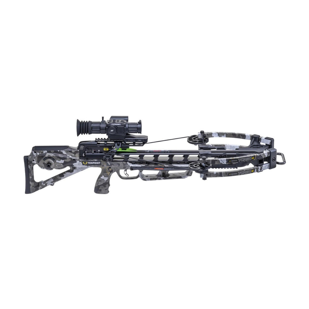 TenPoint Turbo X Vision HD3-12X Digital Rangefinding Crossbow Scope Bundle with Accessories