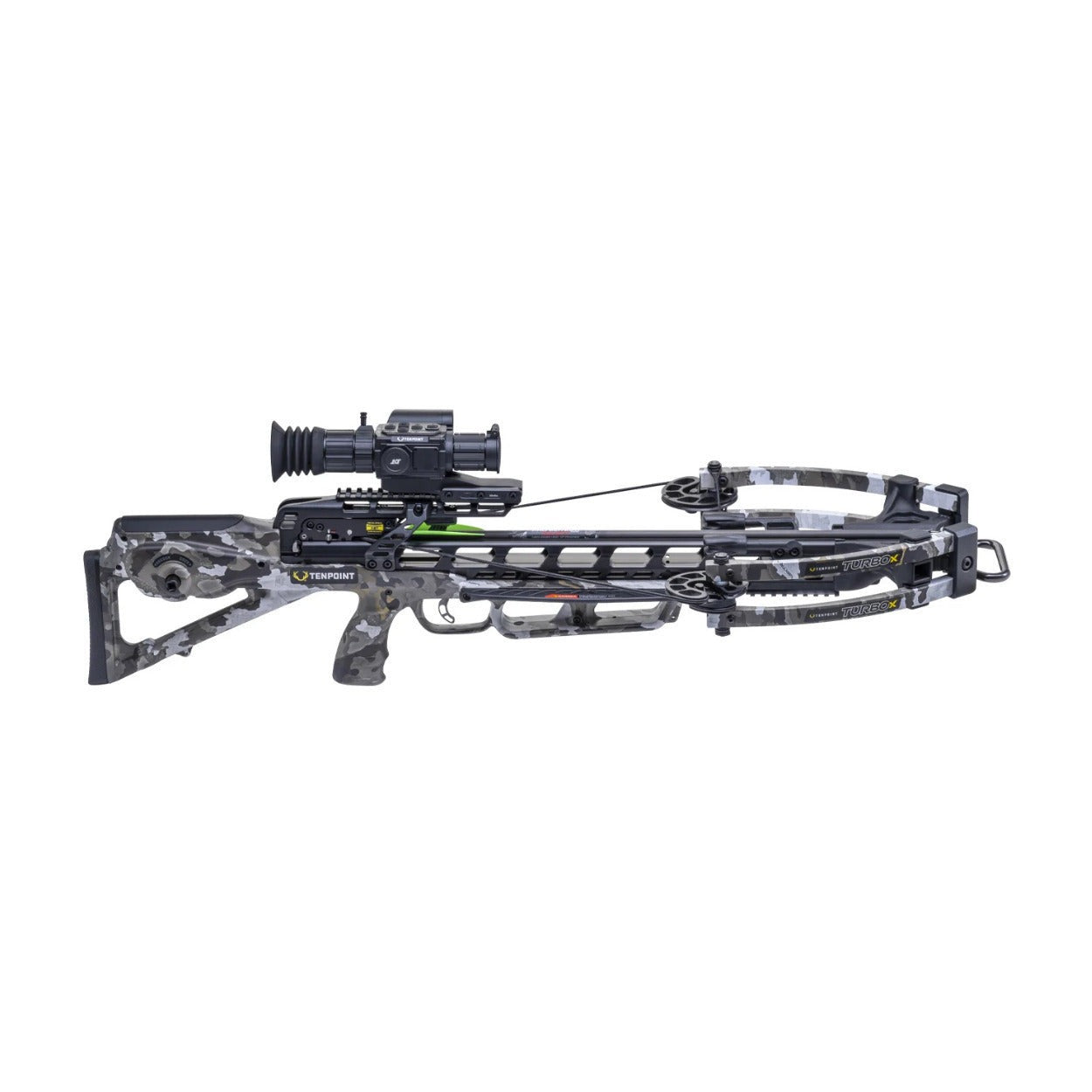 TenPoint Turbo X Vision HD3-12X Digital Rangefinding Crossbow Scope Bundle with Accessories