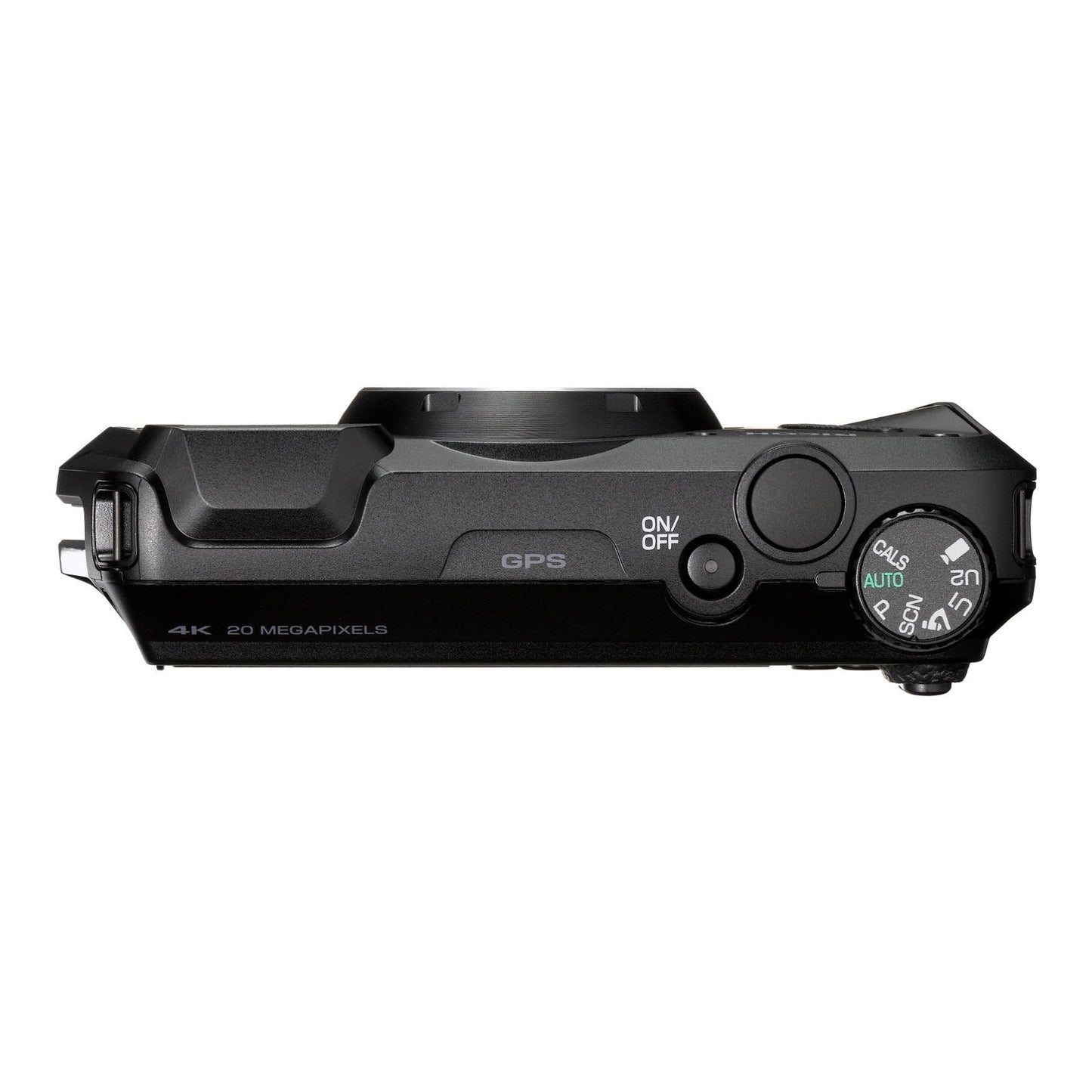 Ricoh WG-6 Digital Camera (Black) with Gadget Bag with Cleaning Kit and 64GB Memory Card