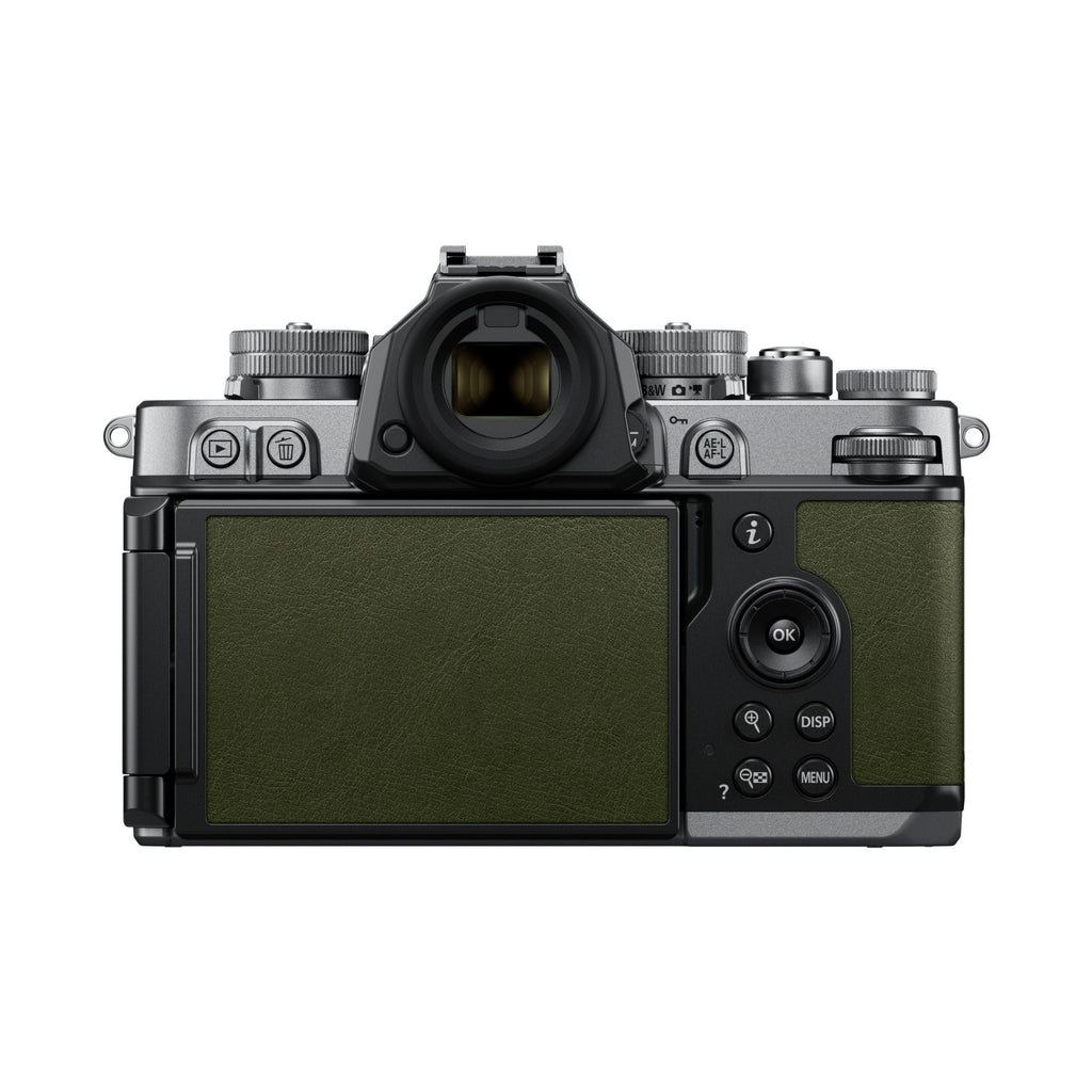 Nikon Zf Mirrorless Camera with 24.5MP Full Frame Sensor (Silver and Moss Green)