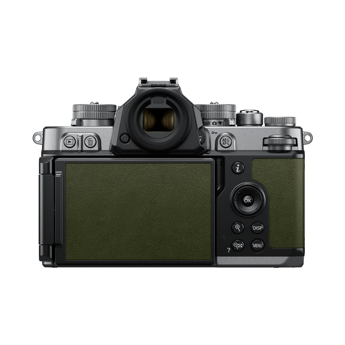 Nikon Zf Mirrorless Camera with 24.5MP Full Frame Sensor (Silver and Moss Green)