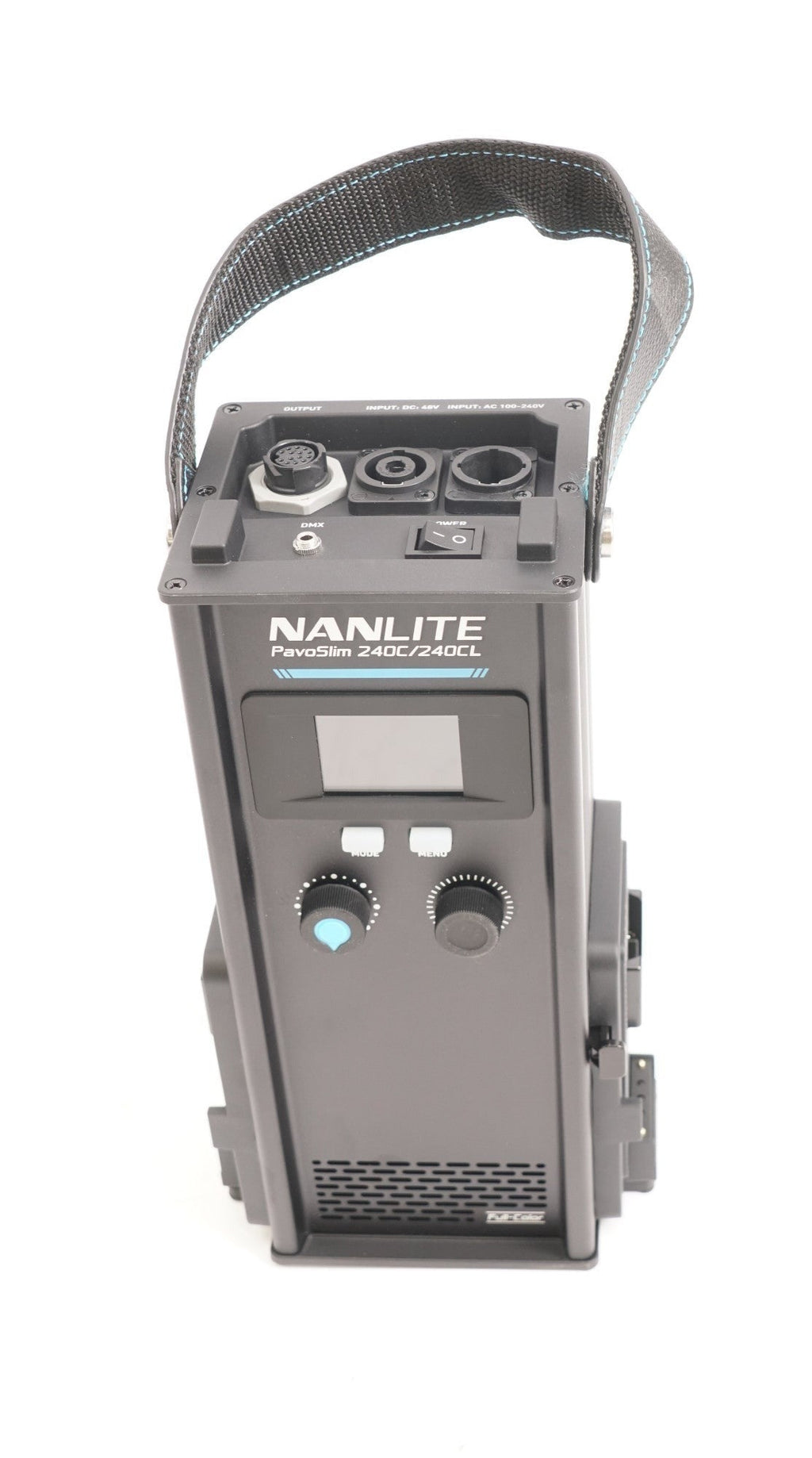 Nanlite PavoSlim 240C 2x2 RGBWW LED Panel with included softbox & eggcrate, Lume (Used)