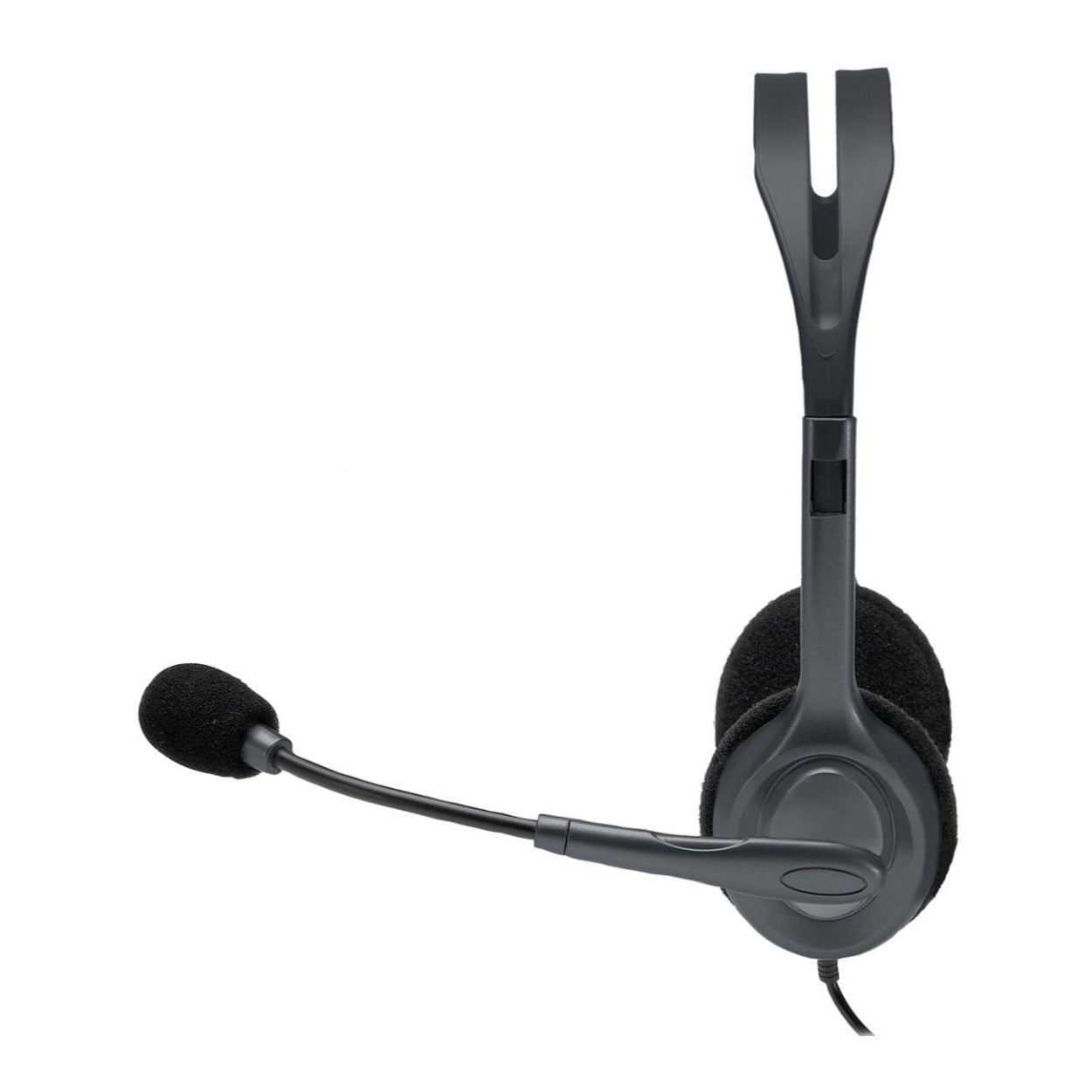Logitech H111 On-Ear Stereo 3.5mm Multi-Device Headset with Built-in Mic