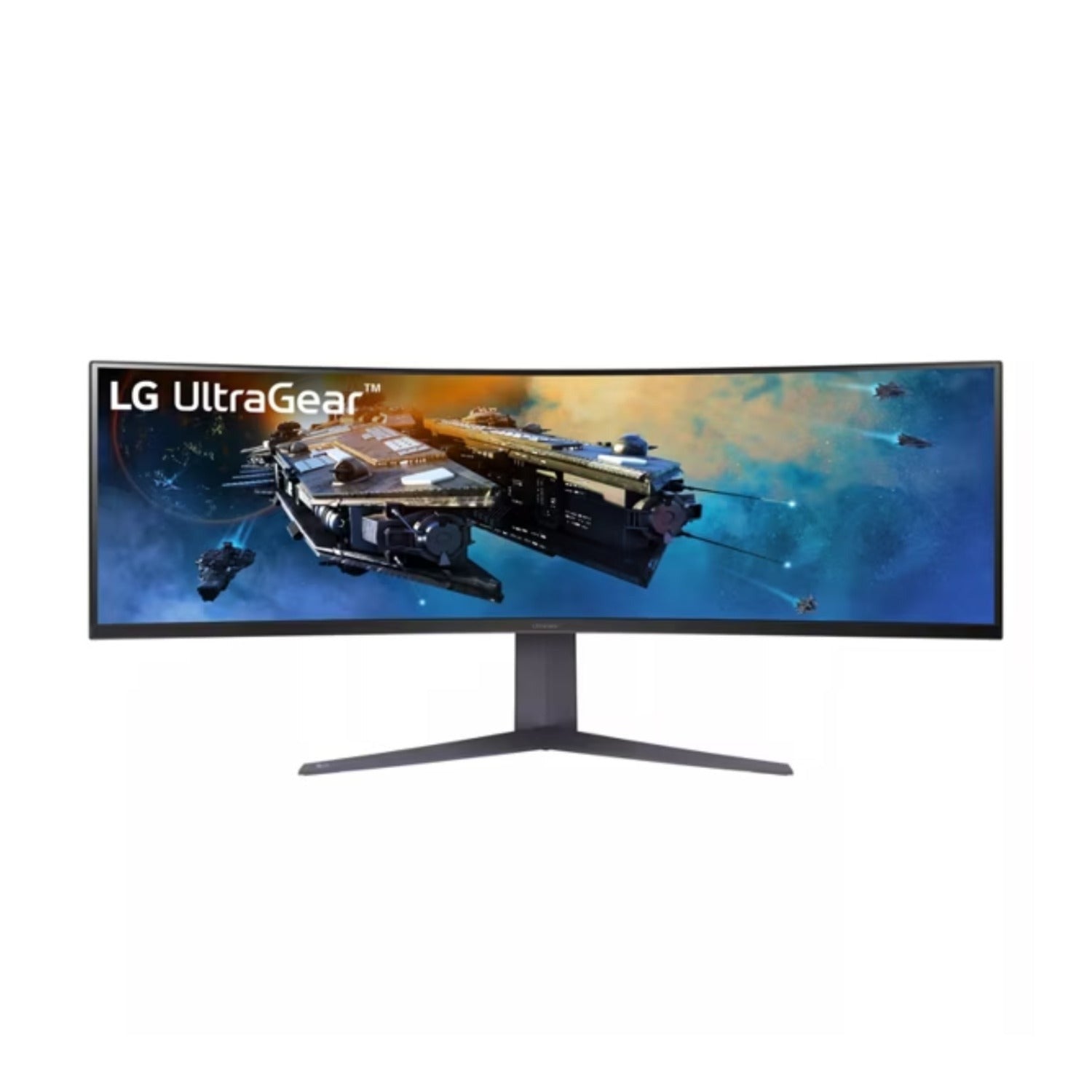 LG 45GR65DC-B Ultragear 45-In. QHD 200Hz 1ms 200Hz Curved Gaming Monitor (Black) (Used)