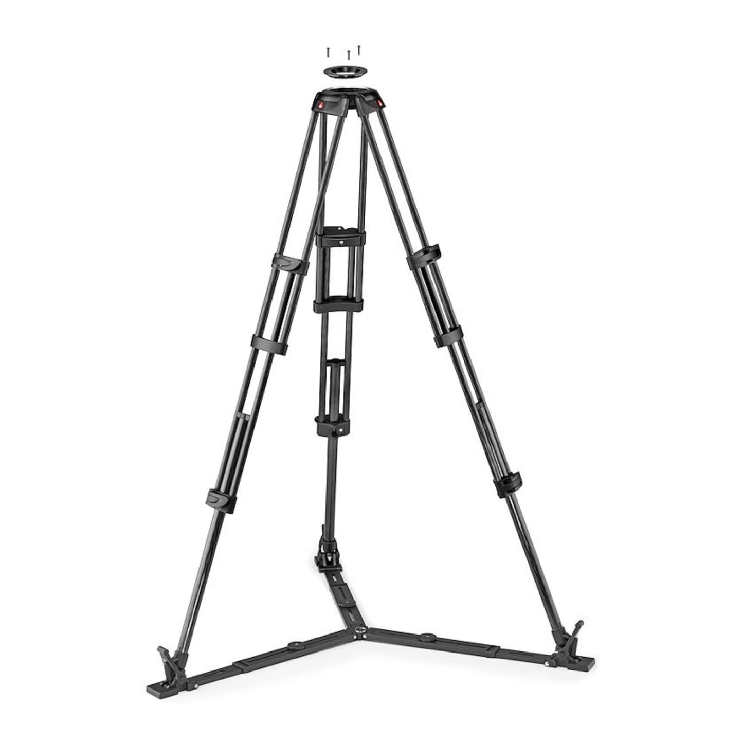 Manfrotto Carbon Fiber Twin Leg Video Tripod with Ground Spreader