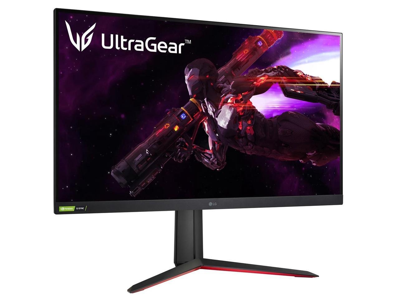 LG 32GP850 32" UltraGear QHD IPS 165Hz Gaming Monitor with G-SYNC (Certified Refurbished)