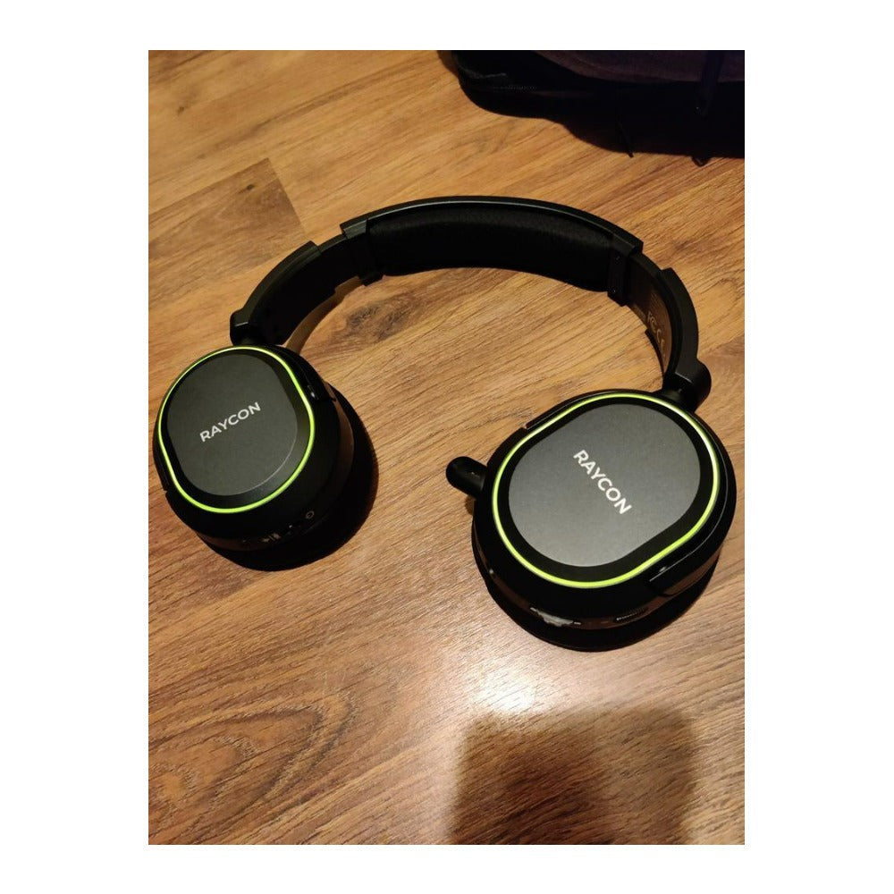 Raycon Gaming Wireless Headphones with Retractable HD Mic (Deep Space Black)