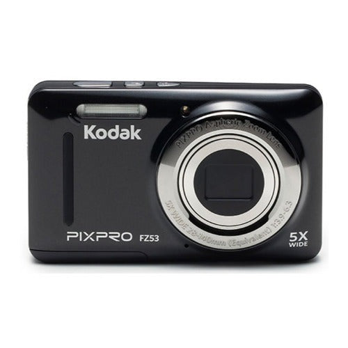 Kodak FZ53 Digital Camera (Black) with 32GB SD Card and Case Bundle