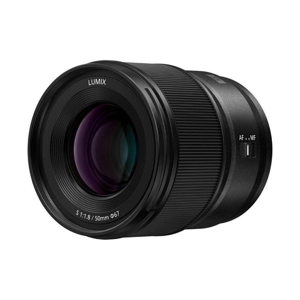 Panasonic Lumix S 50mm f/1.8 Lens, L-Mount, Black (Certified Refurbished)