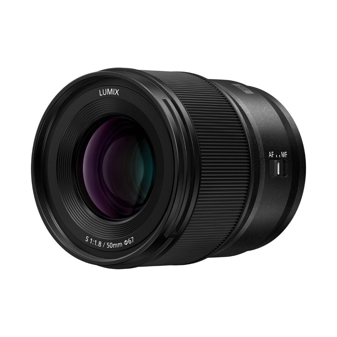 Panasonic Lumix S 50mm f/1.8 Lens, L-Mount, Black (Certified Refurbished)