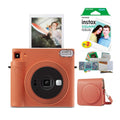 Fujifilm Instax Square SQ1 Instant Camera (Orange) with Film Bundle