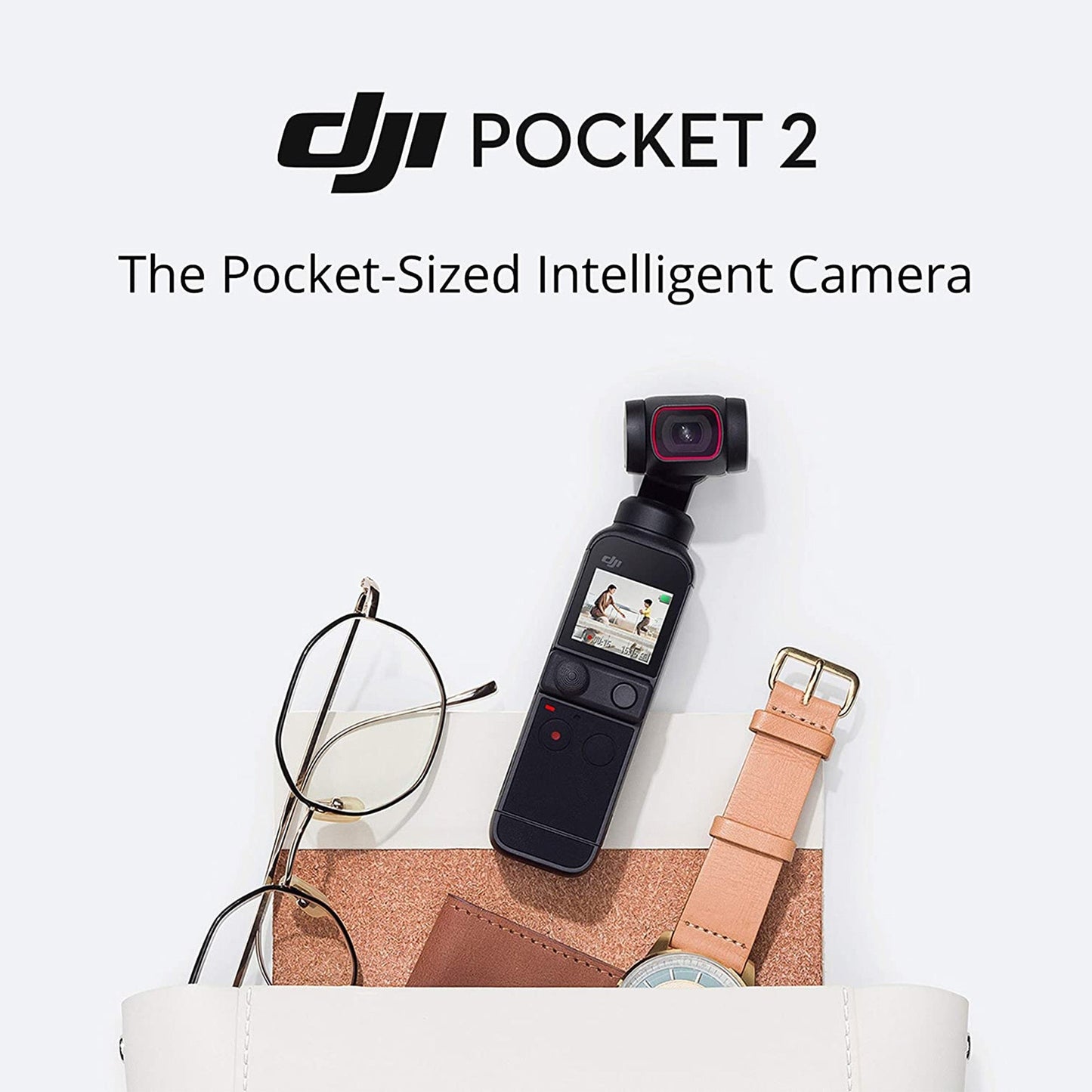 DJI Pocket 2 Gimbal Creator Combo with 128GB V30 A2 MicroSD Card Bundle
