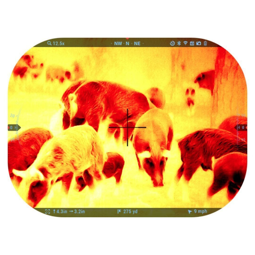 ATN Thor 5 640 2-16x Smart HD Thermal Rifle Scope with SharpIR AI Tech and Gen V Quad Core (Black)