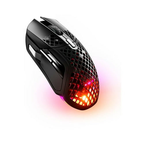 SteelSeries Aerox 5 Wireless Gaming Mouse, 9 Buttons, 18,000 CPI (Certified Refurbished)