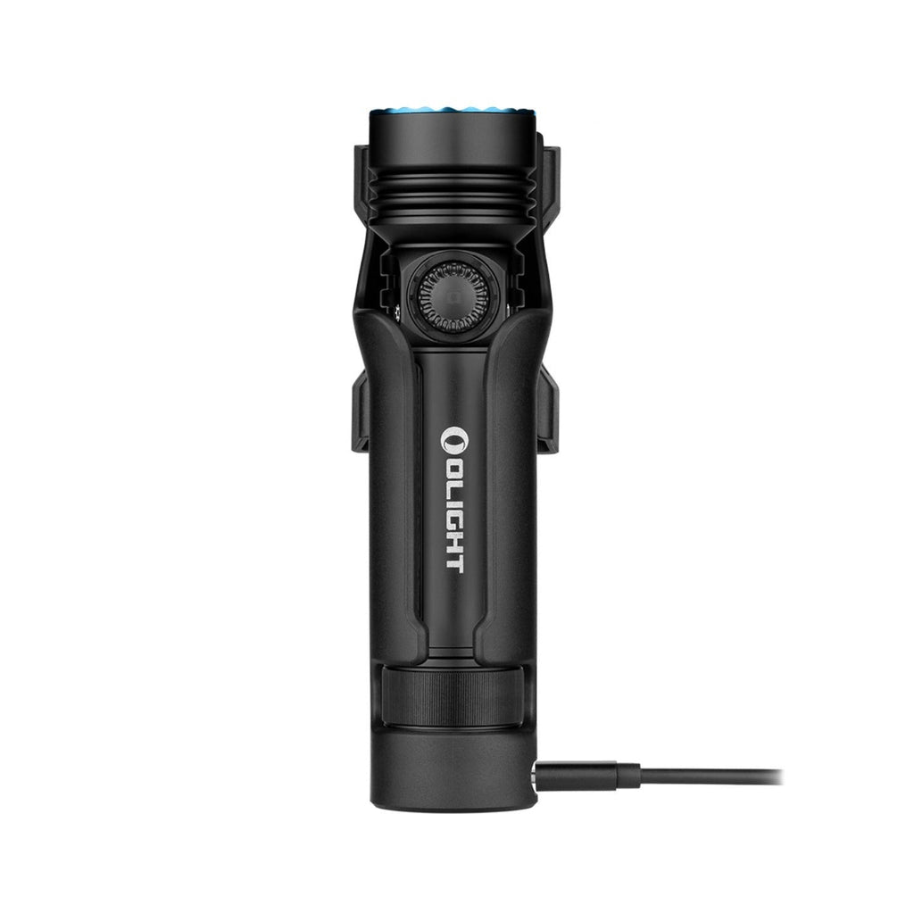 Olight Seeker 4 Pro Rechargeable LED Flashlight (Cool White, Matte Black)