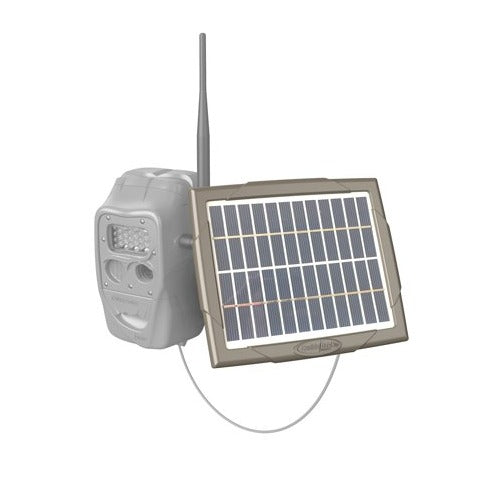 Cuddeback Tracks Black Flash Standalone Cell Camera with Solar Power Bank, 32 BG Memory Card Bundle