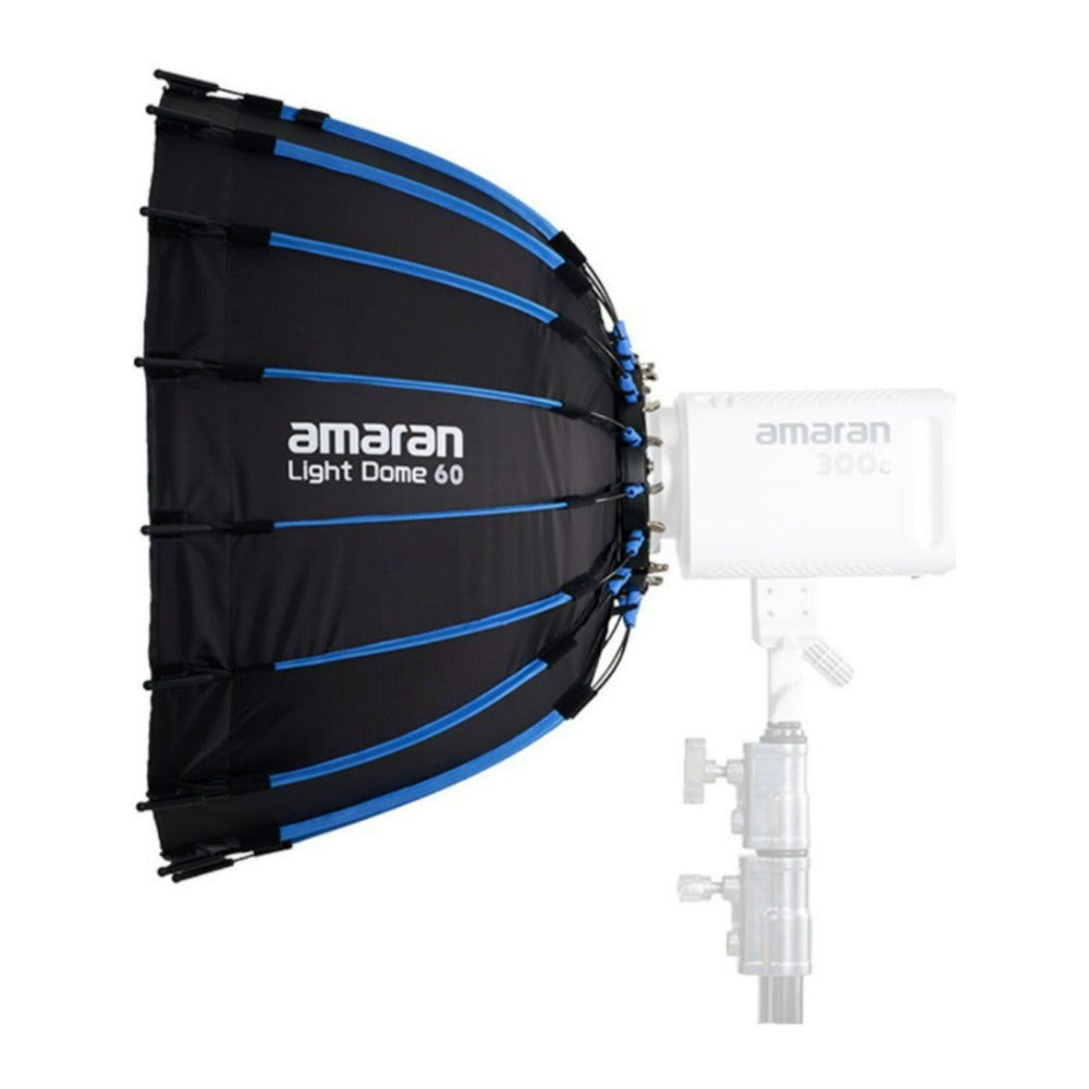 Amaran Ray 60c Full-Color RGB LED Video Light and Bowens Mount Softbox Bundle