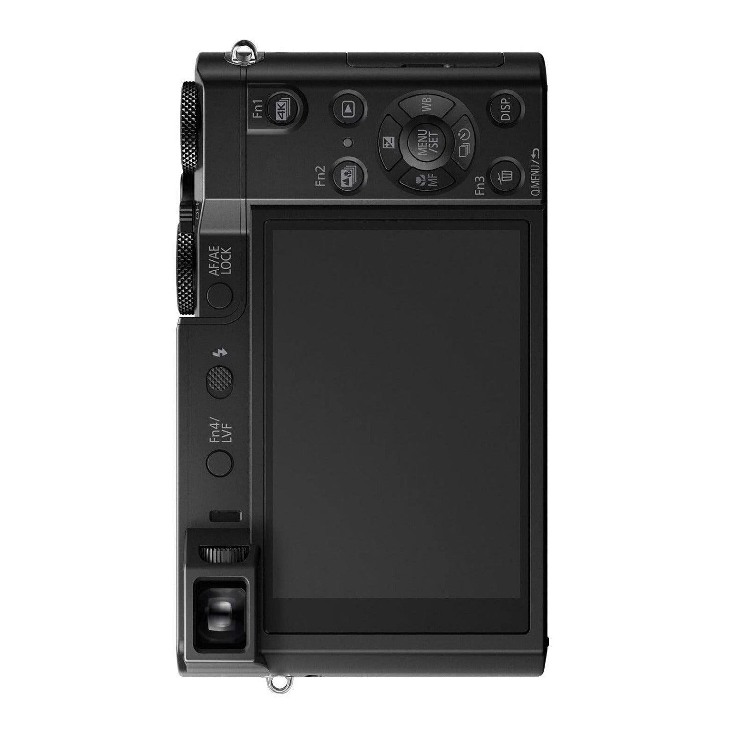 Panasonic LUMIX ZS100K Digital Camera, 20.1MP, 4K, 25-250mm LEICA Lens (Black) (Certified Refurbished)