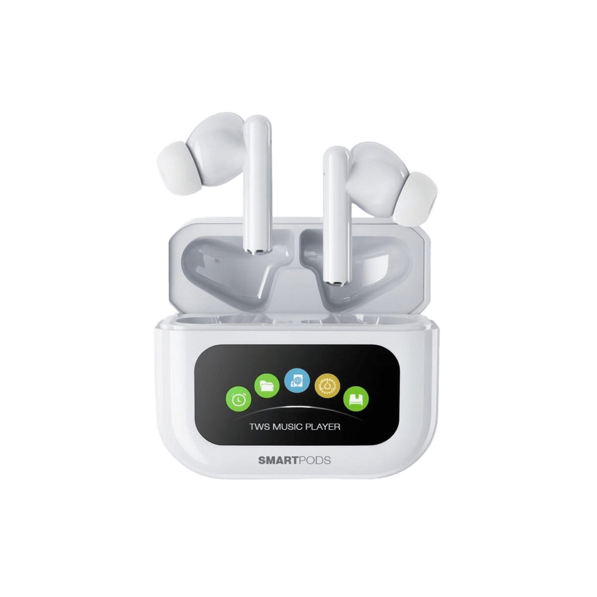 Samvix SmartPods Kosher MP3 Player EarPods with 64GB Memory (No SD Slot) (White)