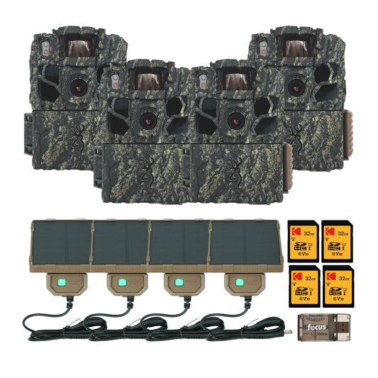 Browning Trail Camera Dark Ops 40MP FHDR Trail Camera (4-Pack) Bundle