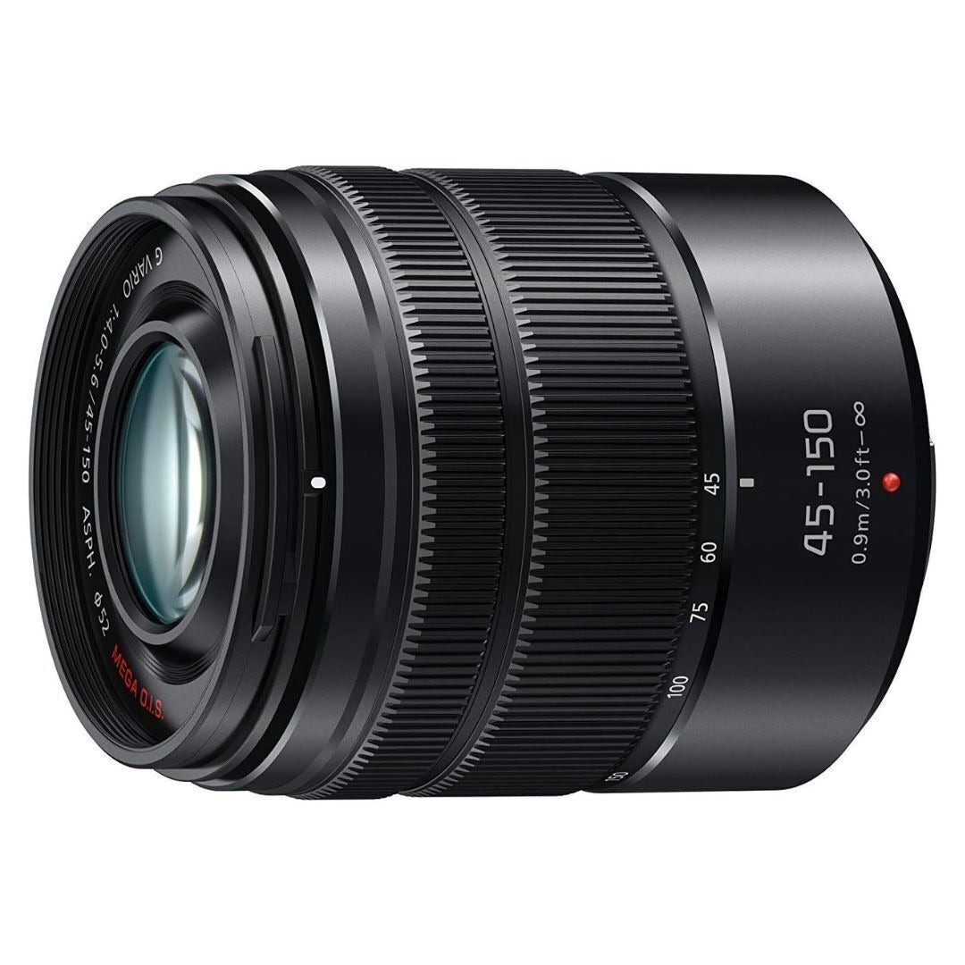 Panasonic LUMIX G VARIO 45-150mm f/4-5.6 Lens (H-FS45150) (Black) (Certified Refurbished)