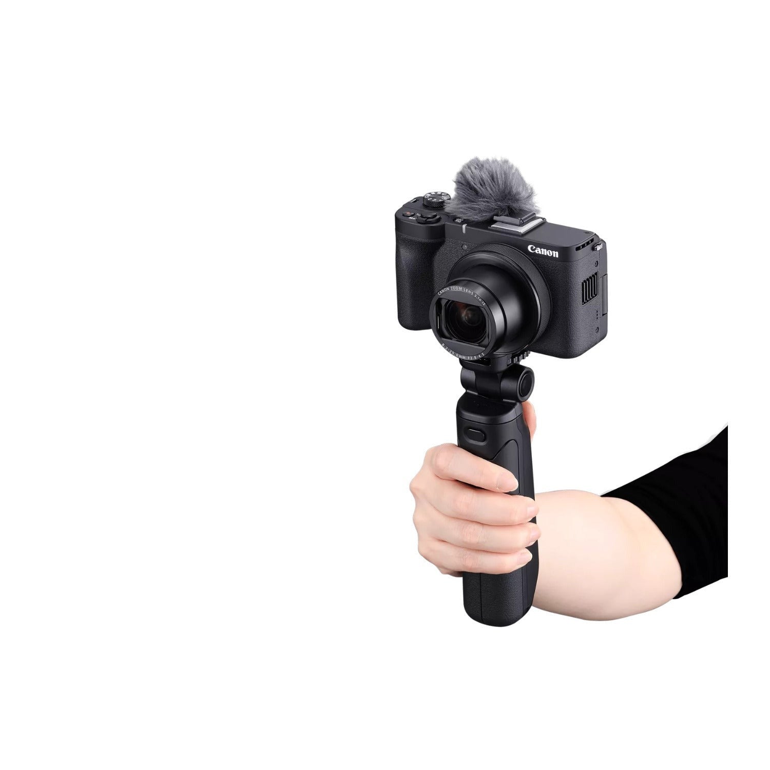 Canon Tripod Grip HG-200TBR with Stereo Microphone and BR-E2 Remote (Black)