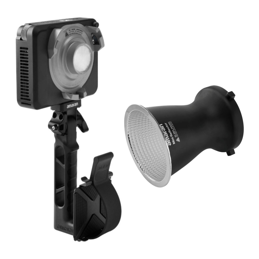 Amaran Ray 120c RGB LED Video Light (US) Bundle with Mini Fresnel Reflector
