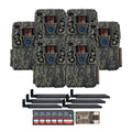 Browning Trail Cameras - Defender Wireless Vision Pro HD AI 46MP (6-Pack) Bundle