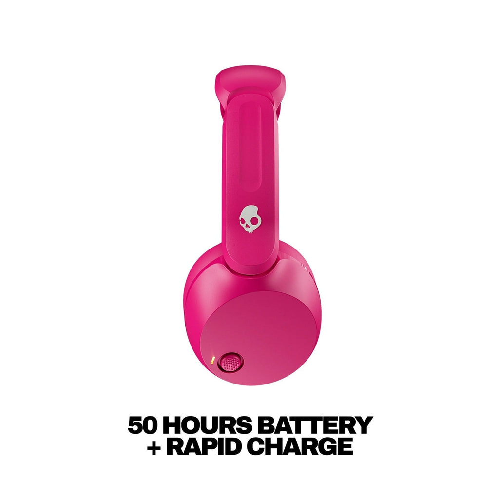 Skullcandy Icon 180 Wireless On-Ear Headphones (Crazy Pink)