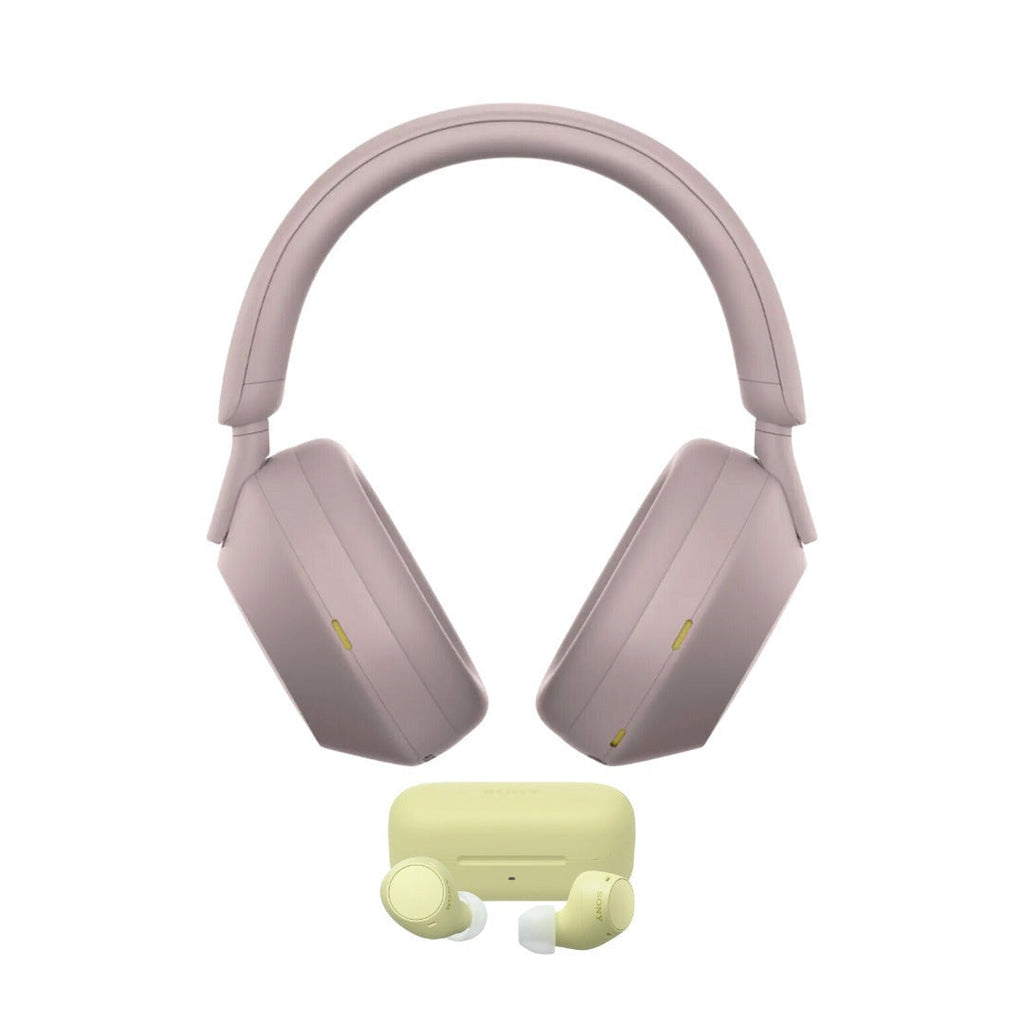 Sony WH-1000XM5 Wireless Noise Canceling Over-Ear Headphones with Sony Earbuds