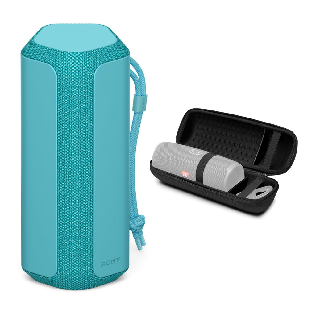 Sony SRS-XE200 X-Series Wireless Ultra Portable Bluetooth Speaker (Blue) Bundle