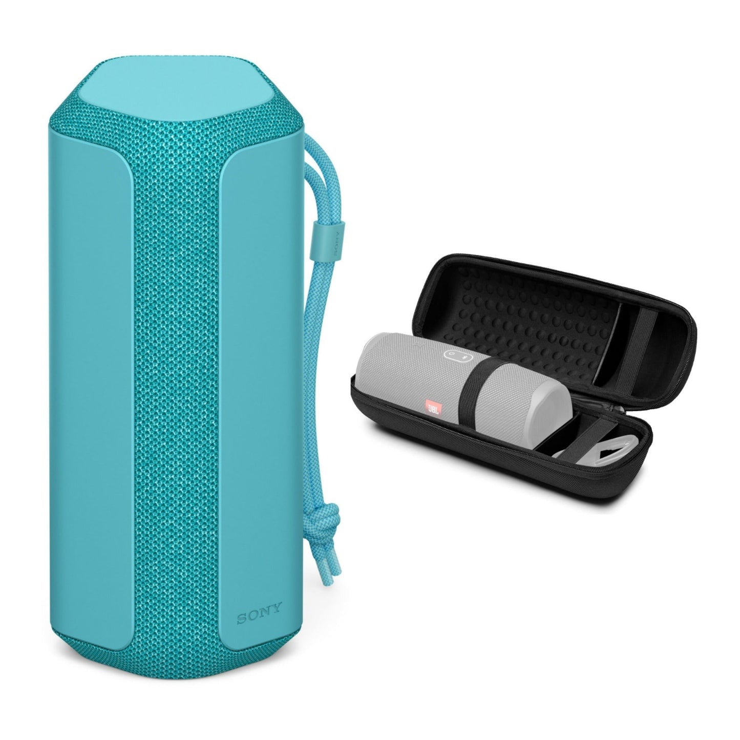 Sony SRS-XE200 X-Series Wireless Ultra Portable Bluetooth Speaker (Blue) Bundle
