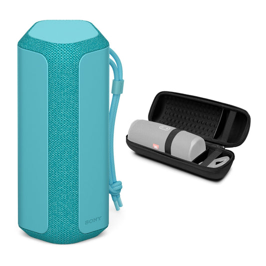 Sony SRS-XE200 X-Series Wireless Ultra Portable Bluetooth Speaker (Blue) Bundle