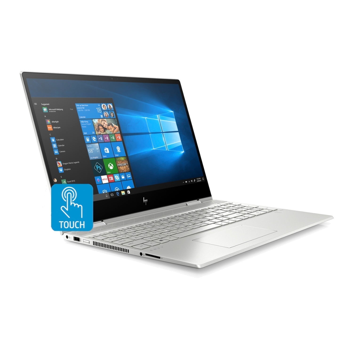 HP Envy x360 2-in-1 Laptop, 15.6" FHD Touch, Intel Core i5-10210U, 8GB RAM, 256GB SSD (Certified Refurbished)