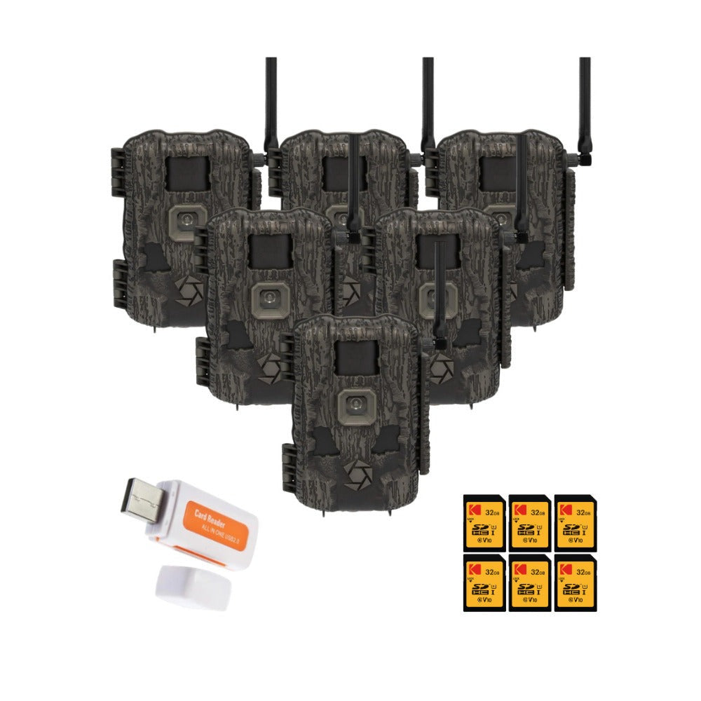 Stealth Cam Fusion MAX 3.0 42MP Cellular Trail Camera with Accessories Bundle